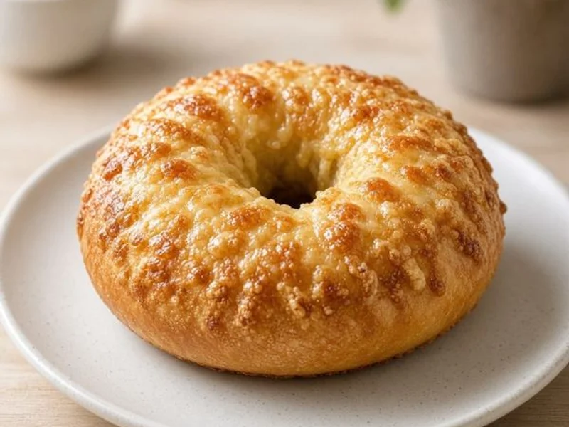 Asiago Cheese Bagel from the Panera Bread menu