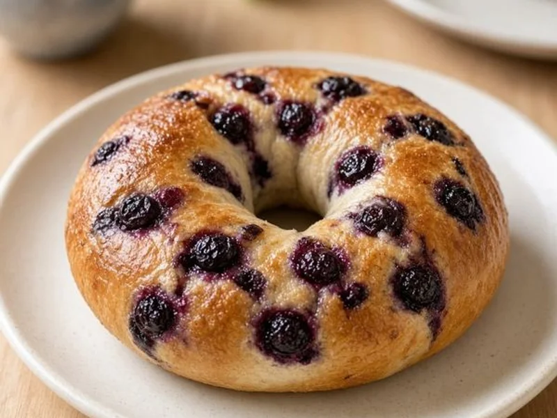 Blueberry Bagel from the Panera Bread menu