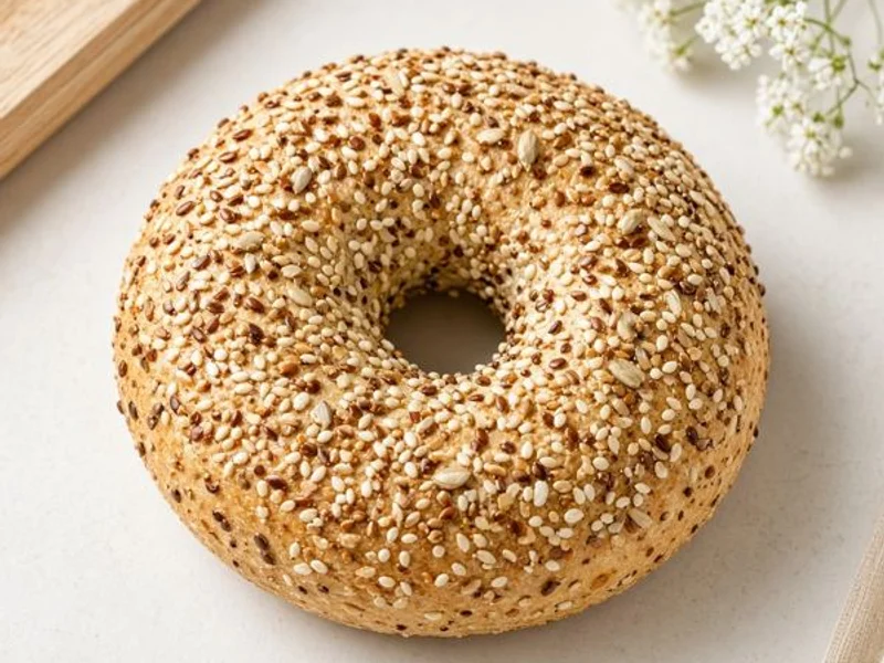 Multigrain Bagel Flat from the Panera Bread menu