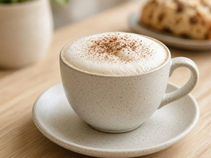 Cappuccino from the Panera Bread menu