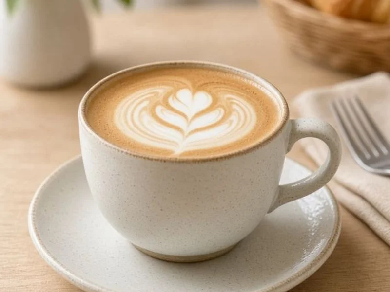 Madagascar Vanilla Latte from the Panera Bread menu