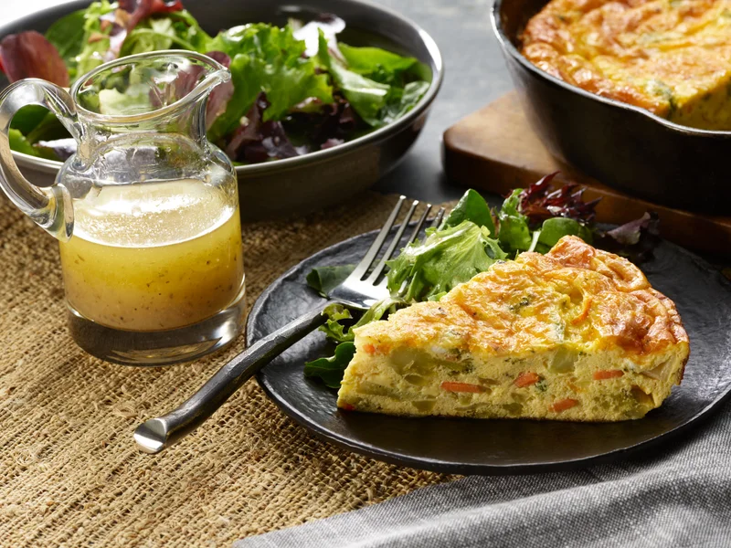 Broccoli Cheddar Crustless Frittata from the Panera Bread menu