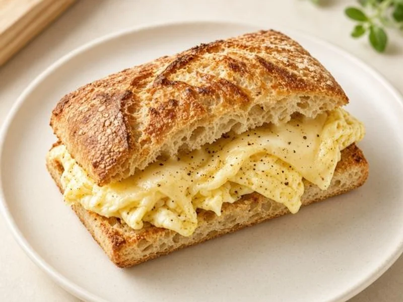 Egg & Cheese on Ciabatta from the Panera Bread menu