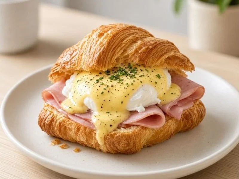 Ham Croissant Benny from the Panera Bread menu