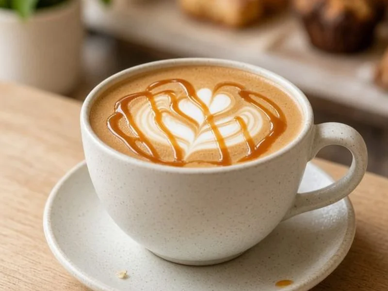 Caramel Latte from the Panera Bread menu