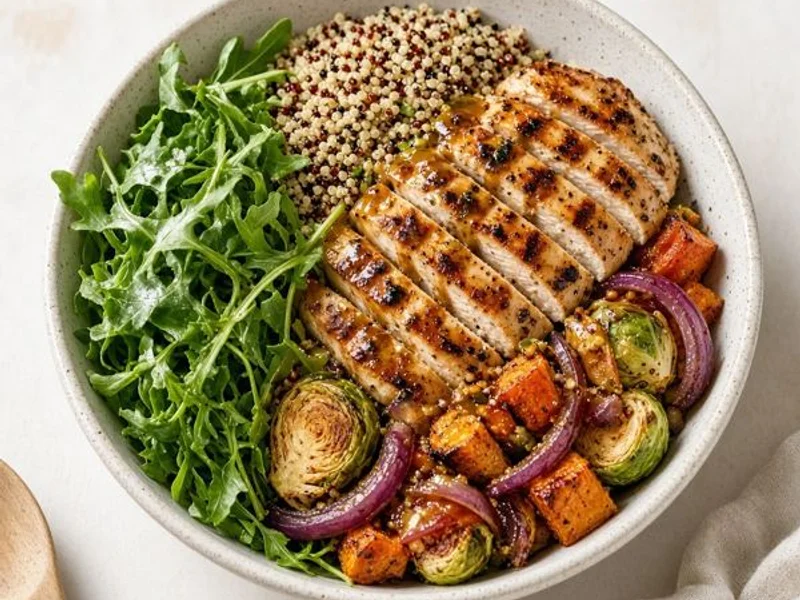 Sesame Ginger Chicken Warm Grain Bowl from the Panera Bread menu