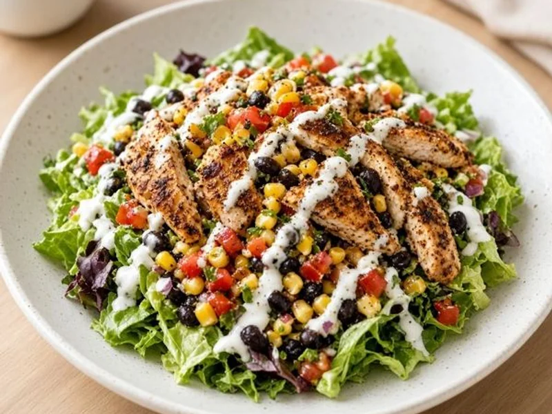 Southwest Chicken Ranch Salad from the Panera Bread menu