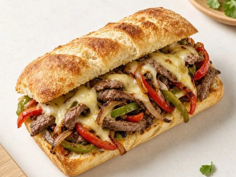 Ciabatta Cheesesteak from the Panera Bread menu