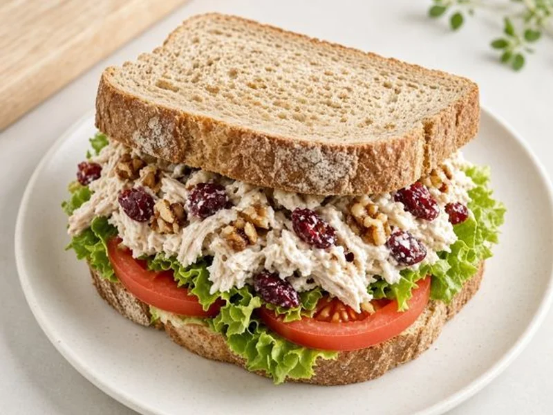 Cranberry Walnut Chicken Salad from the Panera Bread menu