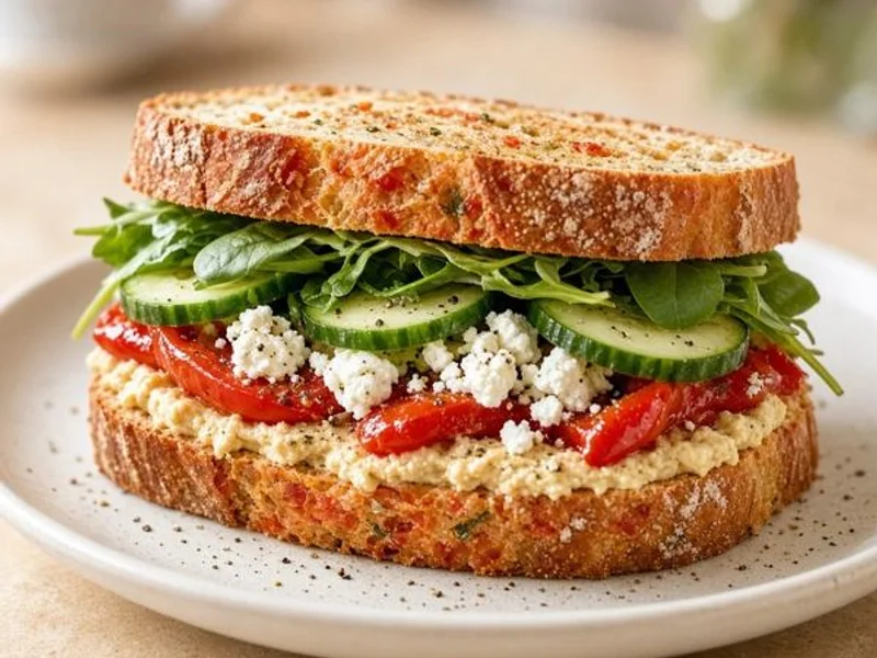 Mediterranean Veggie from the Panera Bread menu