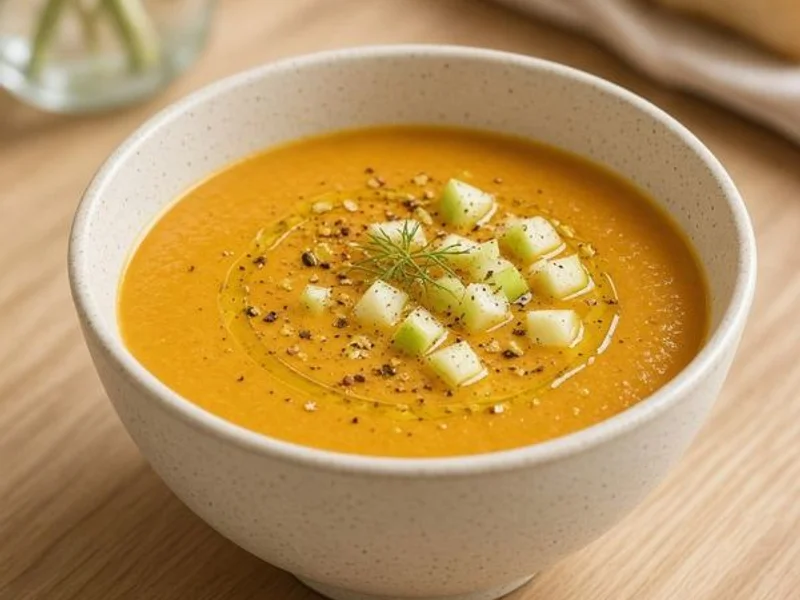 Vegetarian Autumn Squash Soup from the Panera Bread menu