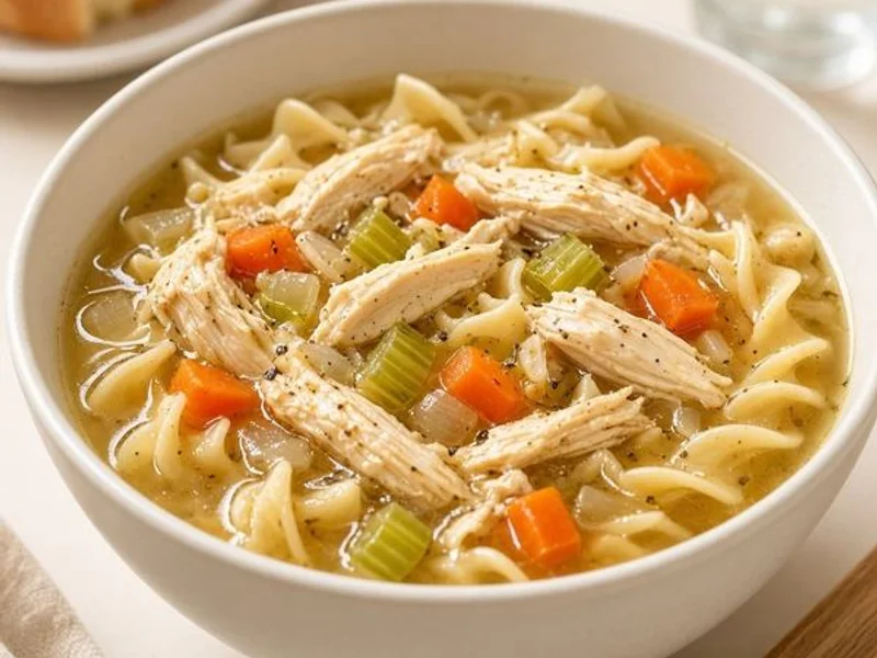 Homestyle Chicken Noodle Soup from the Panera Bread menu